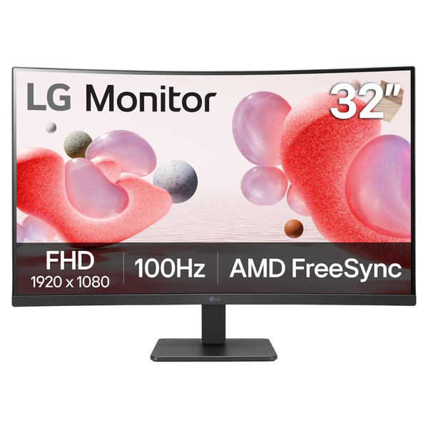 32" LG 32MR50CS-B Curved FHD 100Hz 4ms VA Freesync Monitor