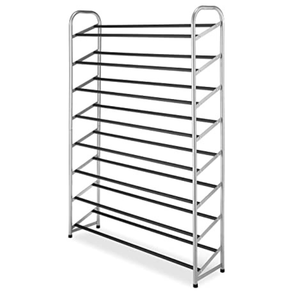 Whitmor 8-Tier Standing Shoe Rack For 40-Pairs of Shoes