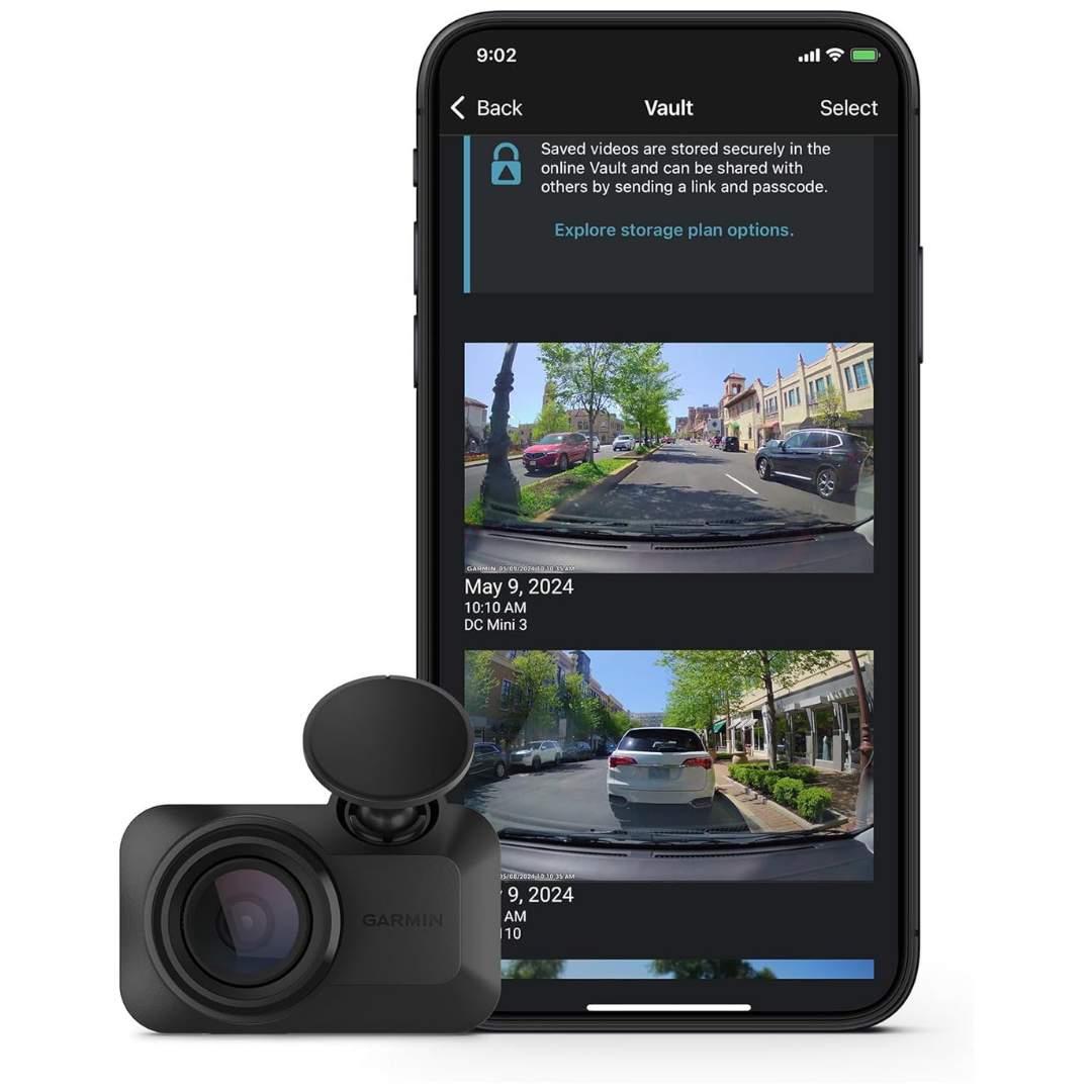 Garmin Mini 3 Ultracompact 1080p HD Dash Camera