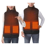 CHANGEOWN Men And Women Heated Vest With 9 Heating Zone