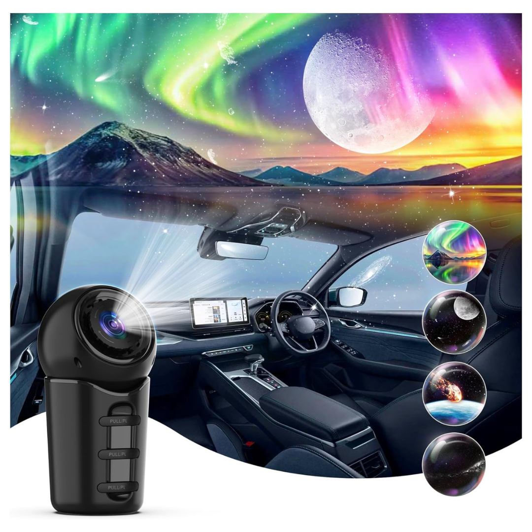 4 in 1 360º Rotating Galaxy Projector For Car
