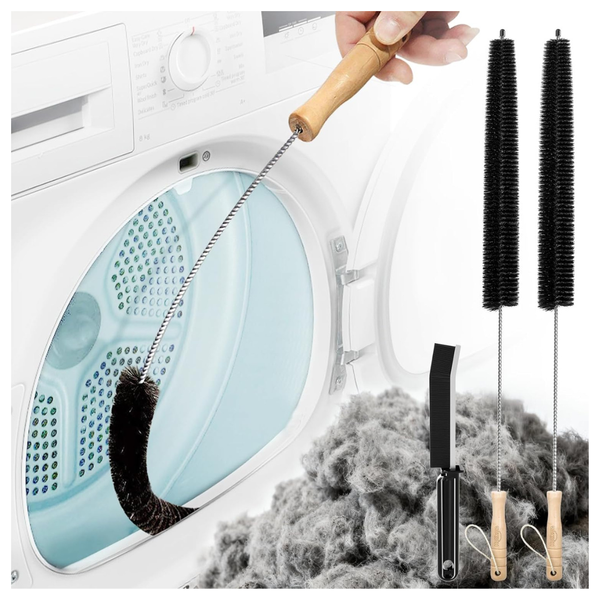 2-Pack 304 Stainless Steel Dryer Vent Cleaner Kit