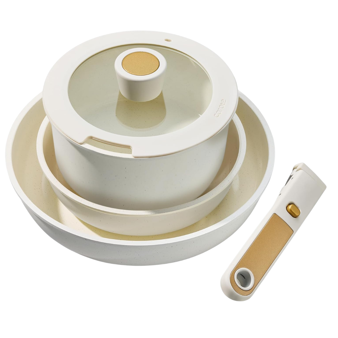 6-Piece Carote Nonstick Pots And Pans Cookware Set
