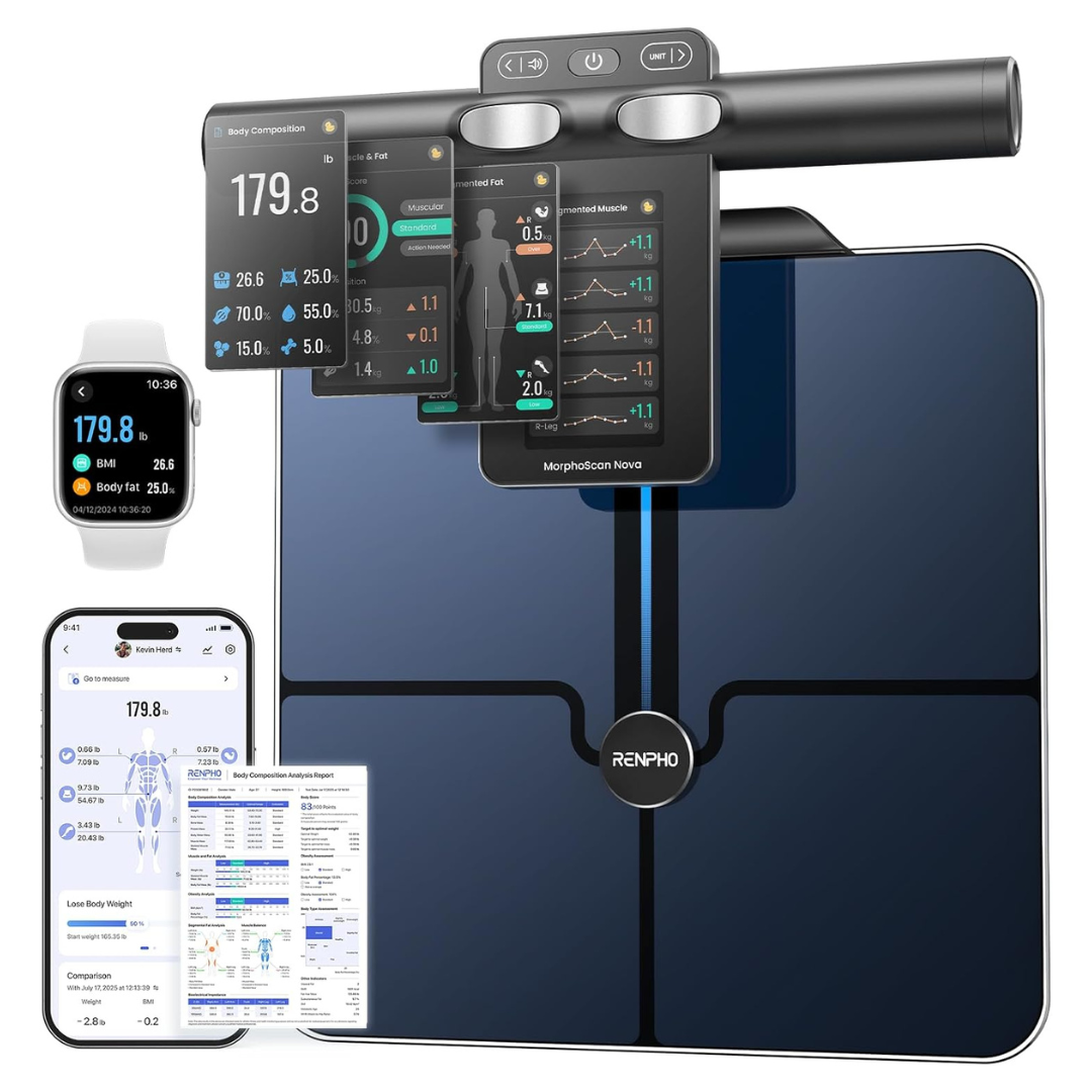 8-Electrode Composition Scale For Body Weight