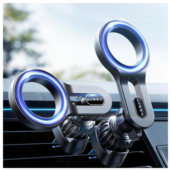 LISEN MagSafe Car Air Vent Phone Holder With Strong Magnetic Clip