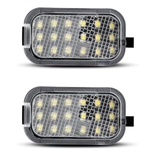 2-Piece LED Under Side Mirror Light Puddle Lamp Welcome Light