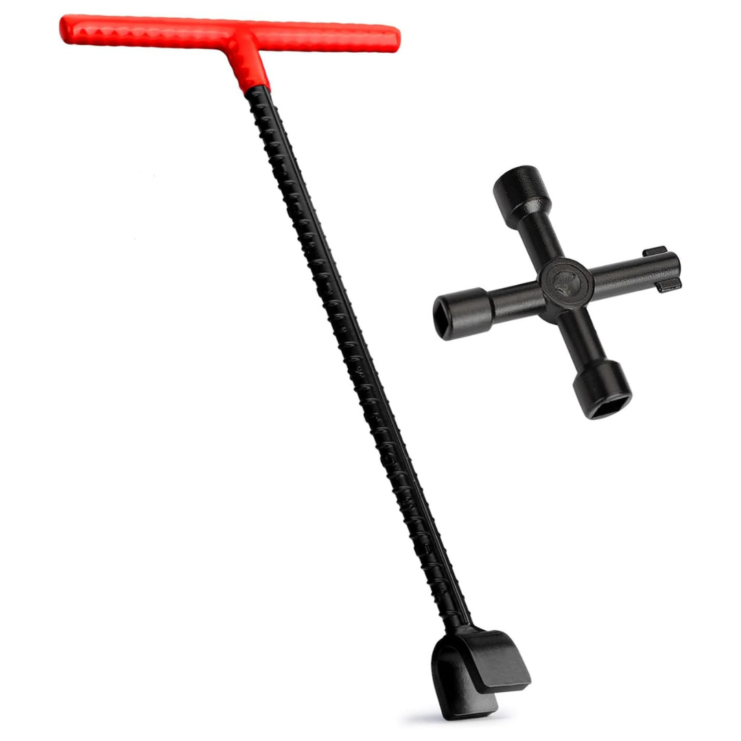 16" Eapele Water Meter Key Enforced Steel T-Handle
