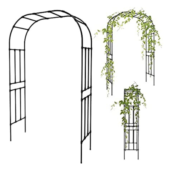Olle Garden Arbor 95" x 59" Wide Garden Trellis Arches