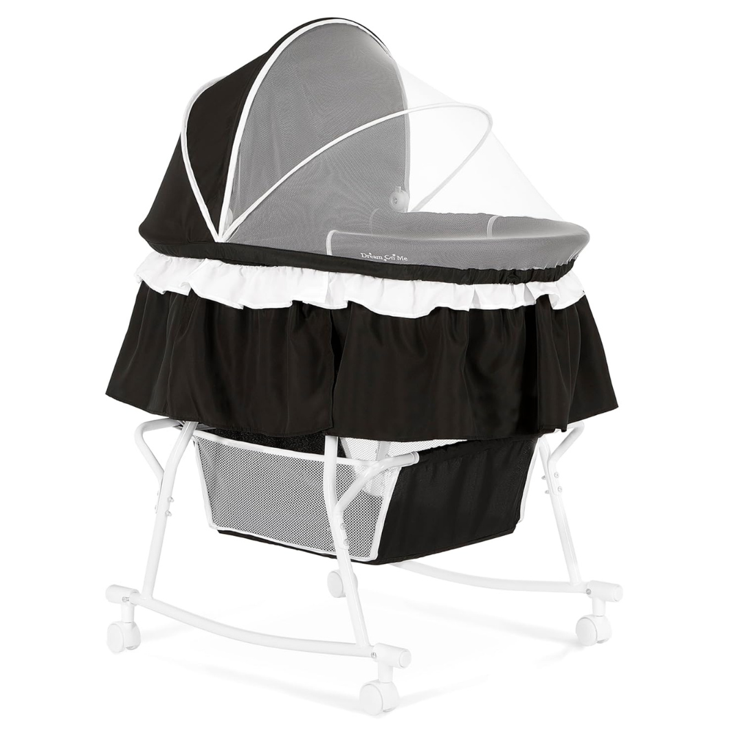 Dream On Me Lacy 2-in-1 Bassinet & Cradle