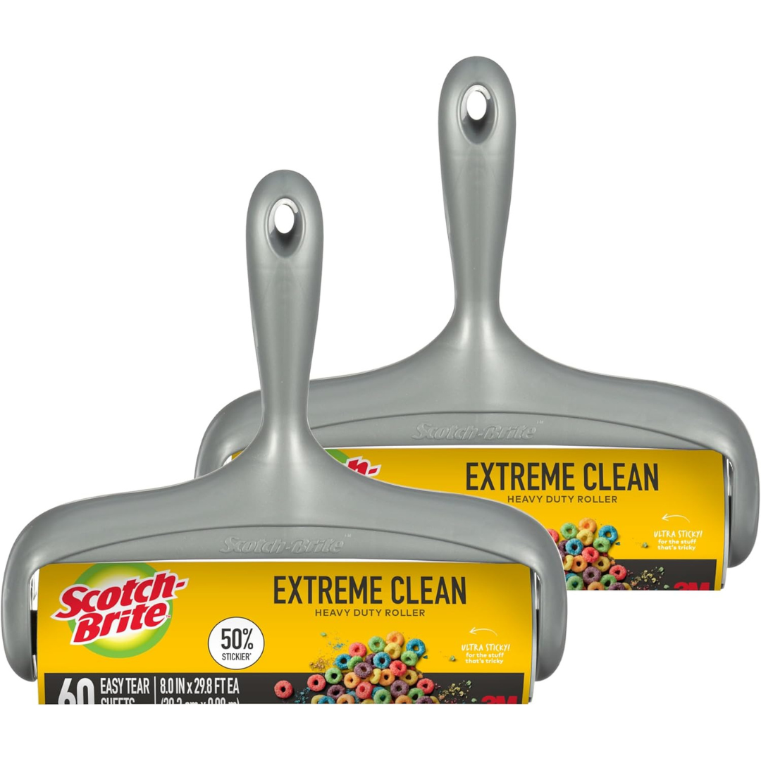 2-Pack Scotch-Brite 8" Wide Large Surface Lint Roller