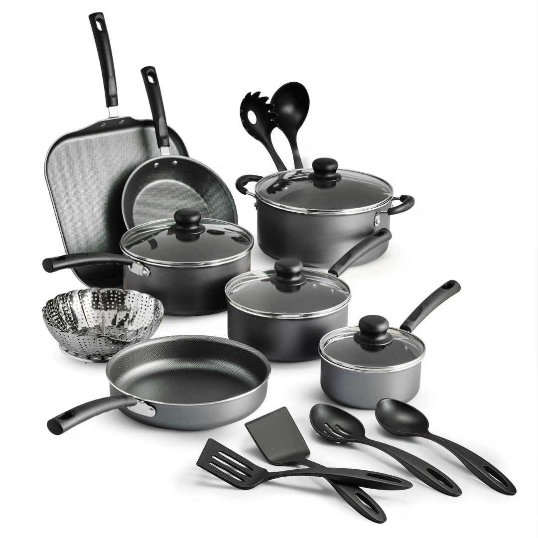 18-Piece Tramontina Primaware Non-stick Cookware Set (2 Colors)