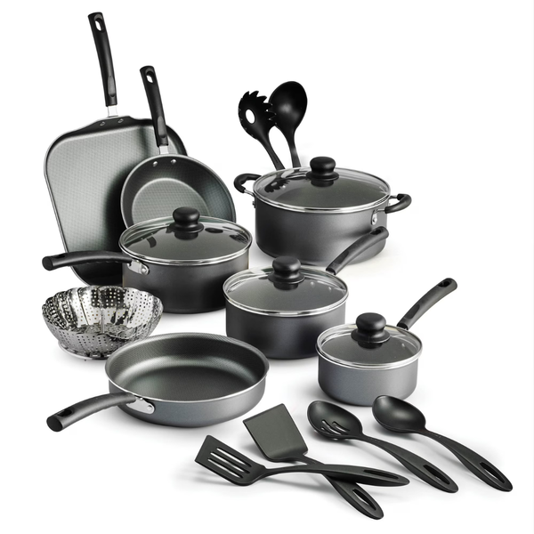 18-Piece Tramontina Primaware Non-stick Cookware Set (2 Colors)