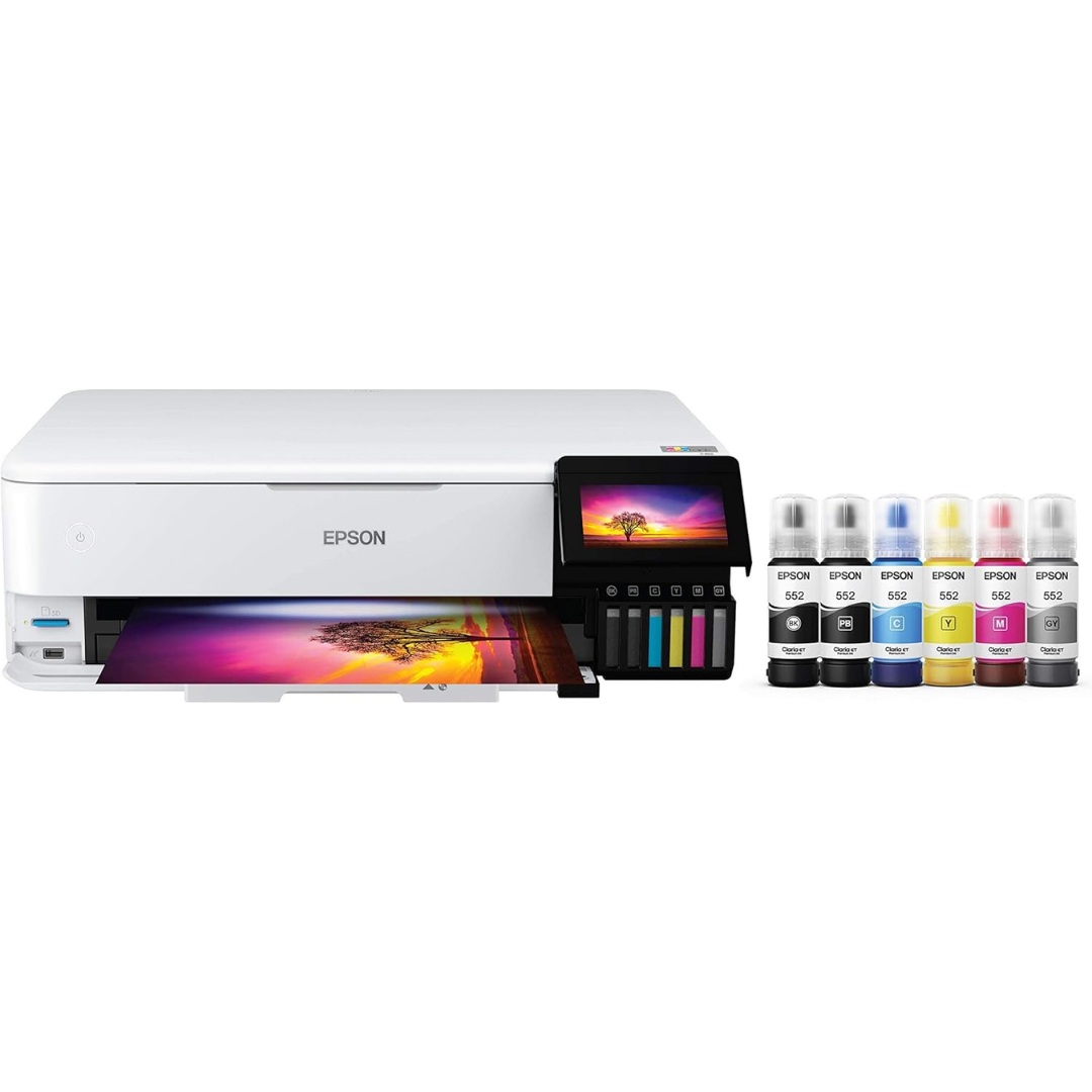 Epson EcoTank Photo ET-8550 Wireless Color Inkjet 3-in-1 Printer