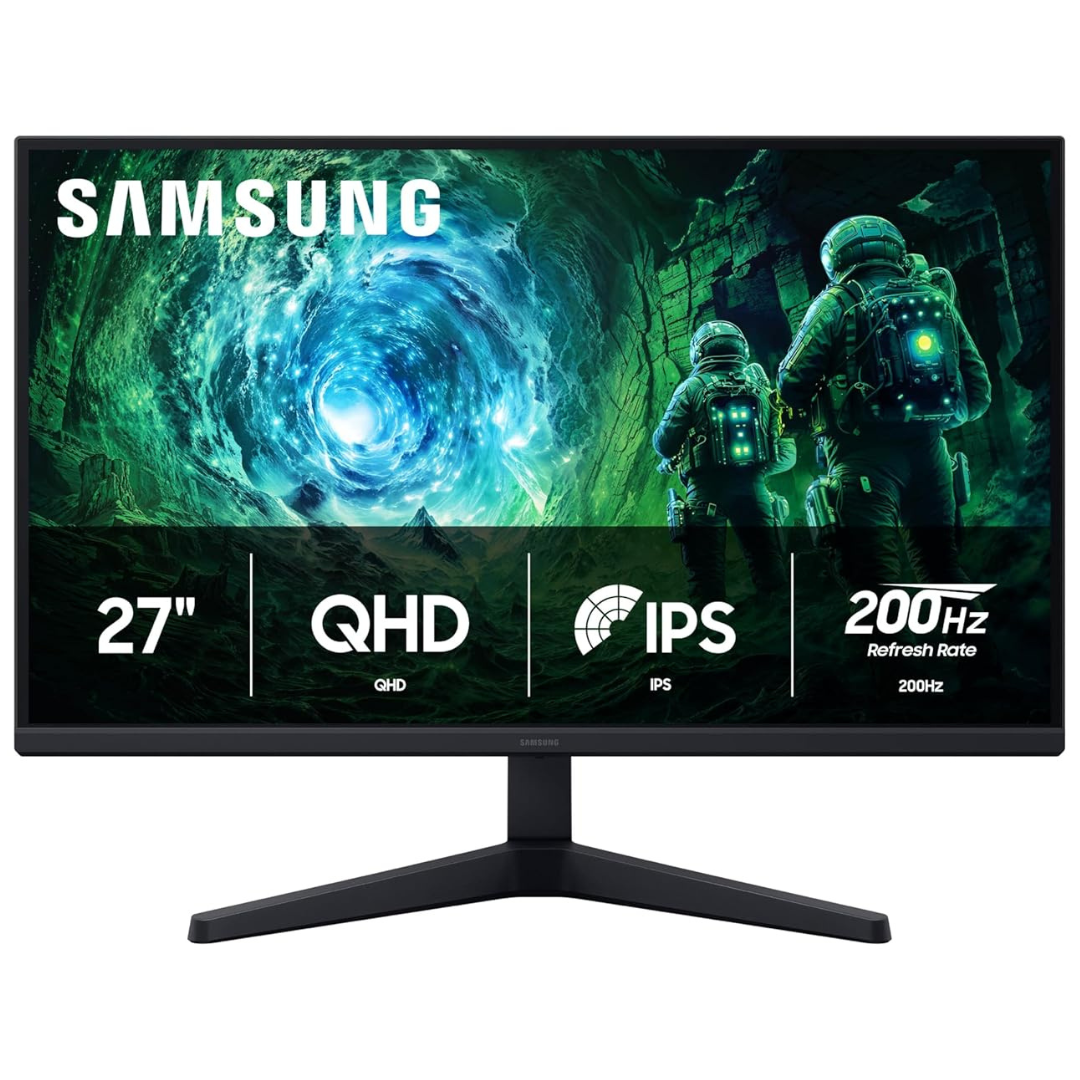 27" Samsung Odyssey WQHD 200Hz 1ms HDR IPS Freesync Gaming Monitor