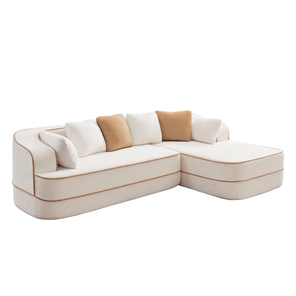 Aukfa 106" 2-Piece Modular Sectional Sofa