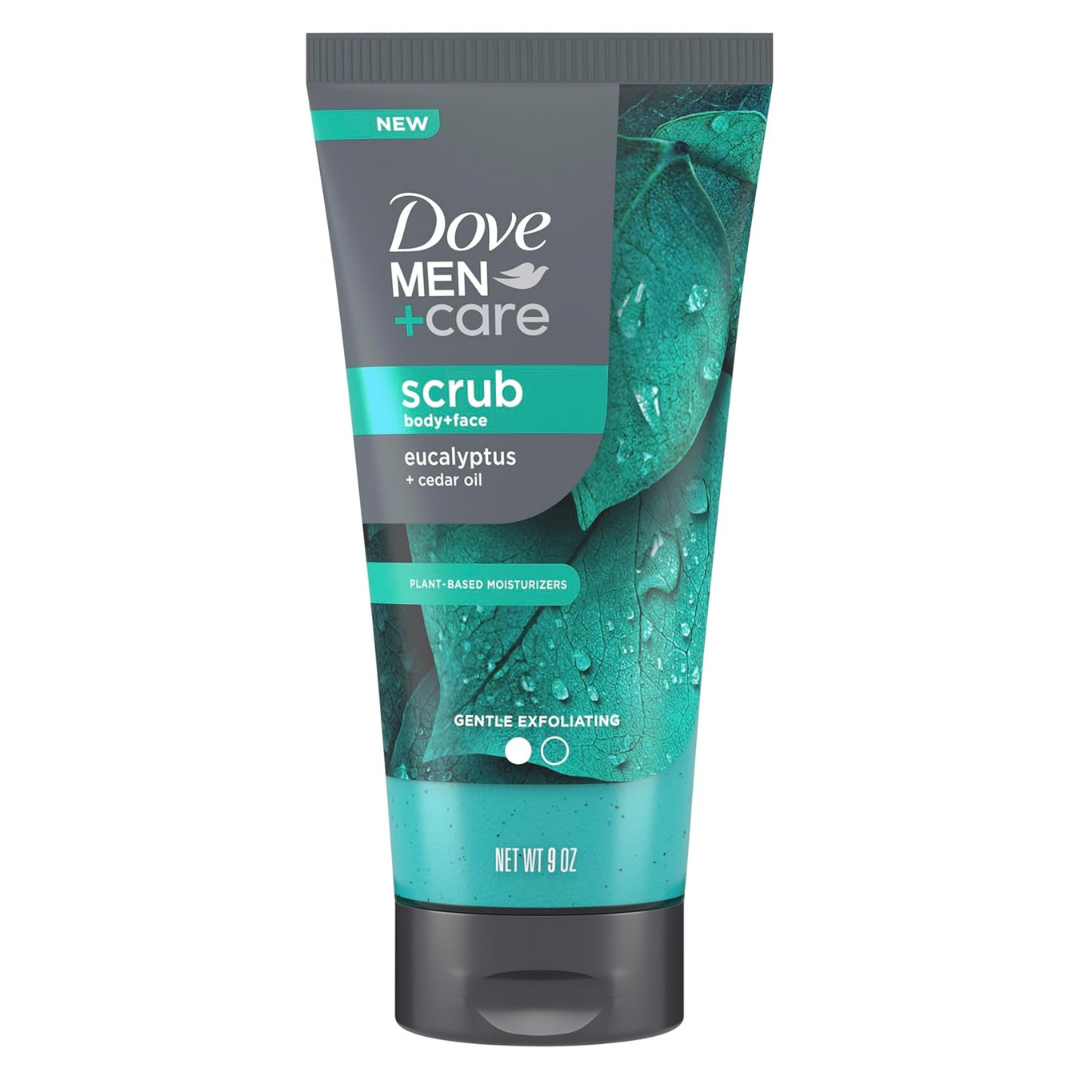 Dove Men+Care Eucalyptus Body And Face Scrub