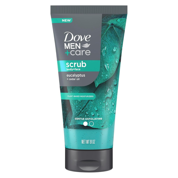 Dove Men+Care Eucalyptus Body And Face Scrub