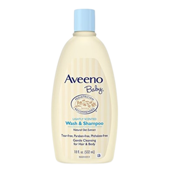 18 oz Aveeno Baby Daily Moisture Gentle Body Wash & Shampoo