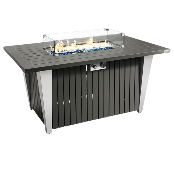 SereneLife 50000 BTU Outdoor Propane Fire Pit Table