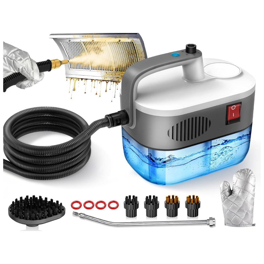Penta Beauty 2500W Portable Steam Cleaner W/ 6-Level & 1200ML Tank