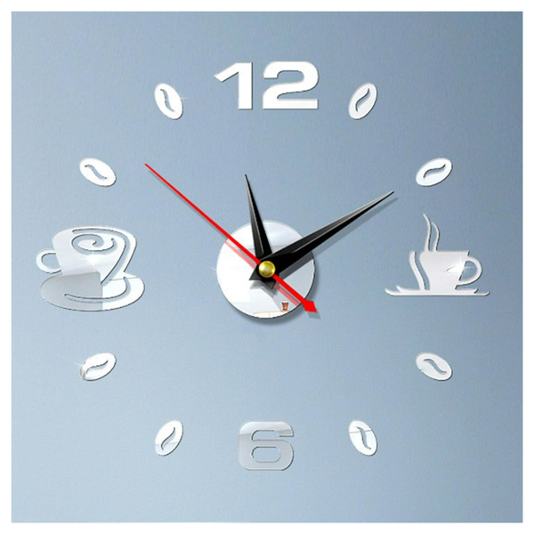 Large Frameless Wall Clock