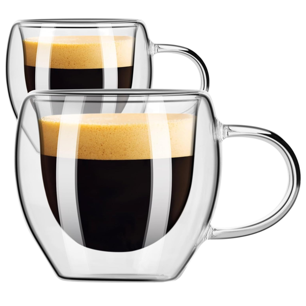 Double Walled Espresso Cups Set Of 2