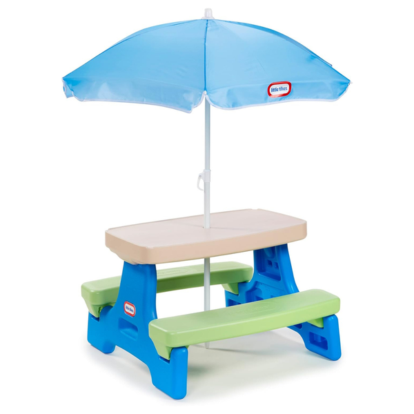 Little Tikes Easy Store Jr. Play Table With Umbrella