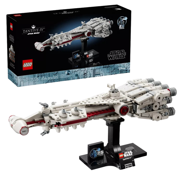 654-Piece LEGO Star Wars Tantive IV Starship Building Set (75376)