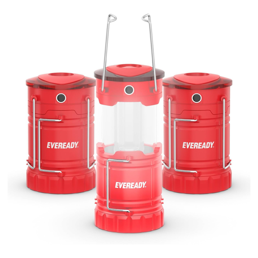 Eveready LED Camping Lantern 360 PRO (3-Pack, Batteries Included)