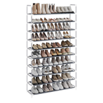 10-Tier Non-Woven Fabric Shoe Storage Rack