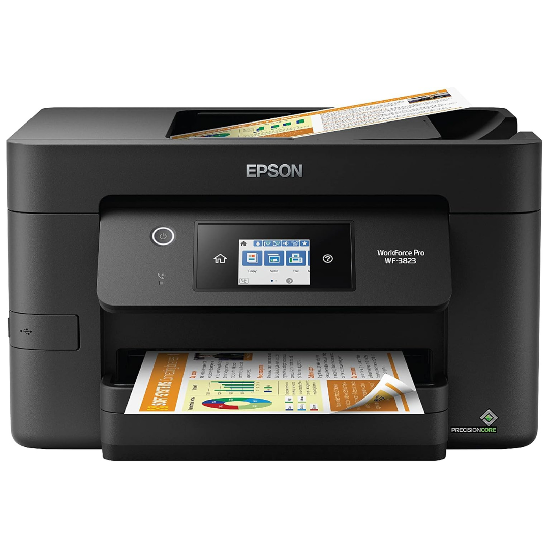Epson Workforce Pro WF-3823 Wireless Network Color Inkjet 4-In-1 Printer
