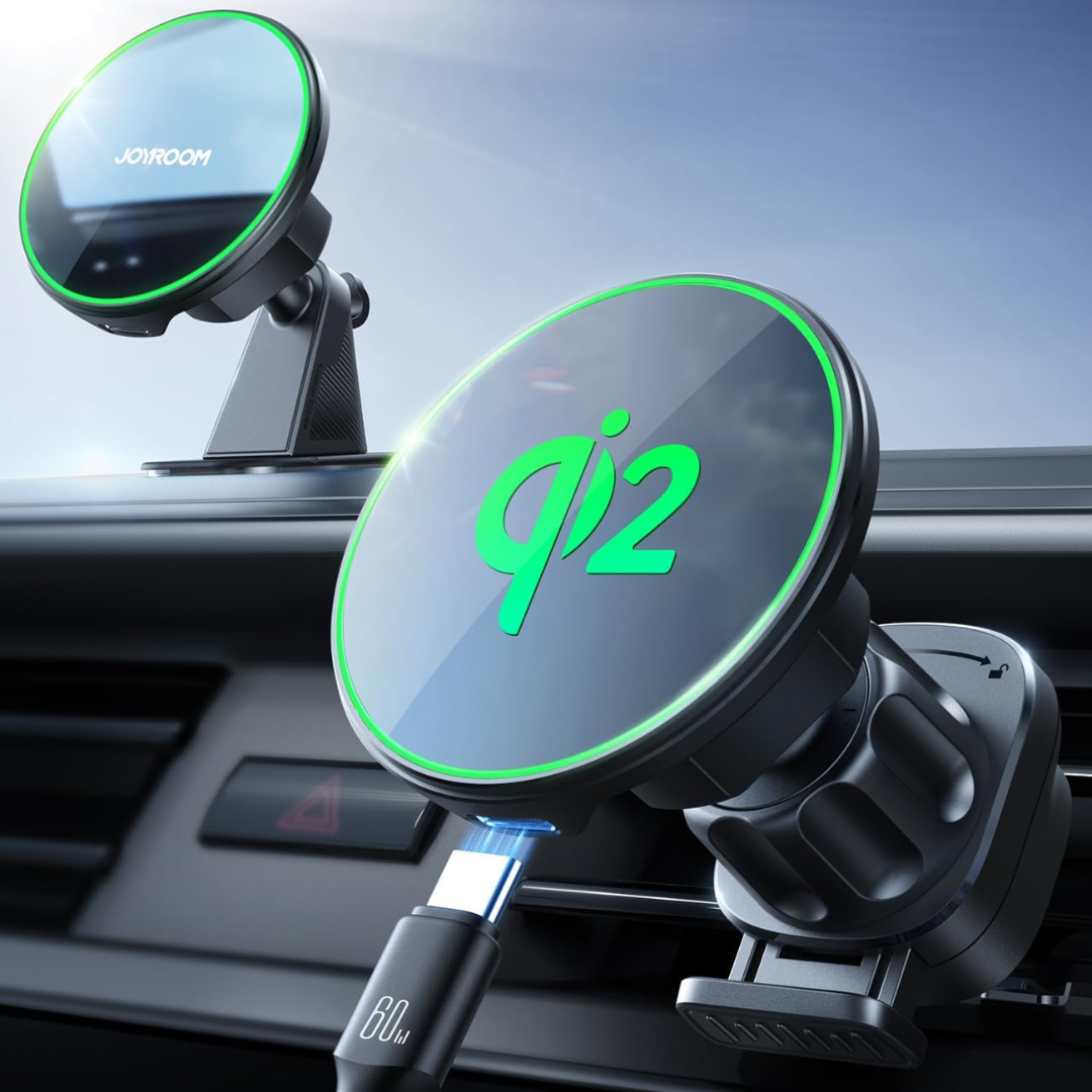 Joyroom Qi2 15W MagSafe Wireless Car Mount Charger