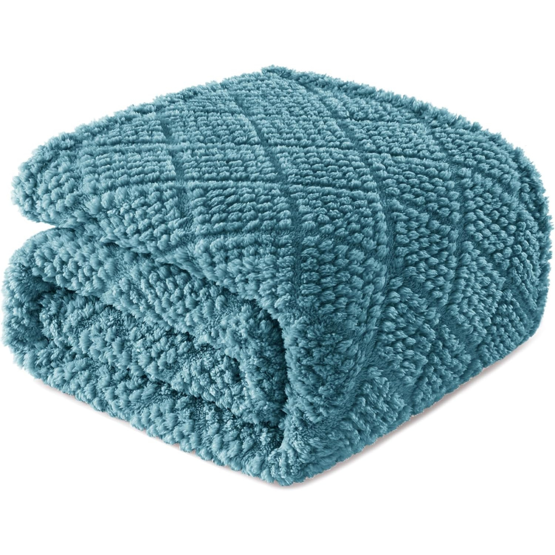 Whale Flotilla Fuzzy Fleece Throw Blanket