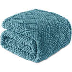 Whale Flotilla Fuzzy Fleece Throw Blanket