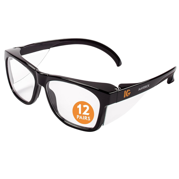 12-Pack KleenGuard V30 Maverick Safety Glasses