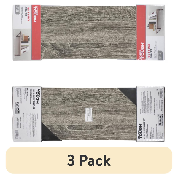 3-Pack Hyper Tough 15-3/4" x 6" Shelf Kit