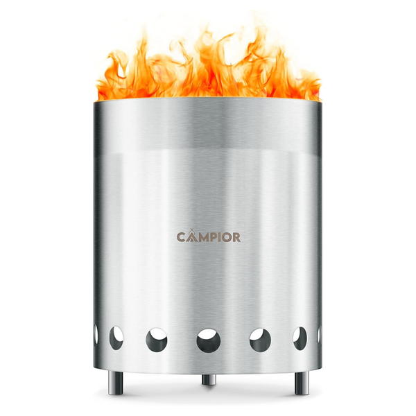 Campior Wood Burning Smokeless Outdoor Fire Pit Stove