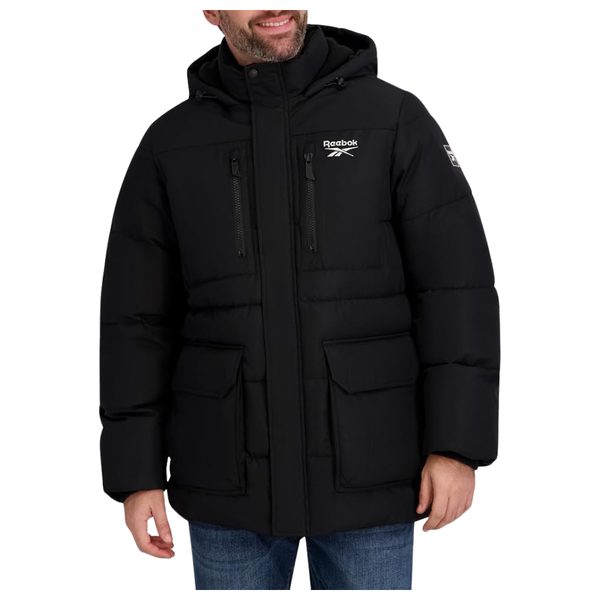 Reebok Men's Puffer Parka Heavyweight Jacket