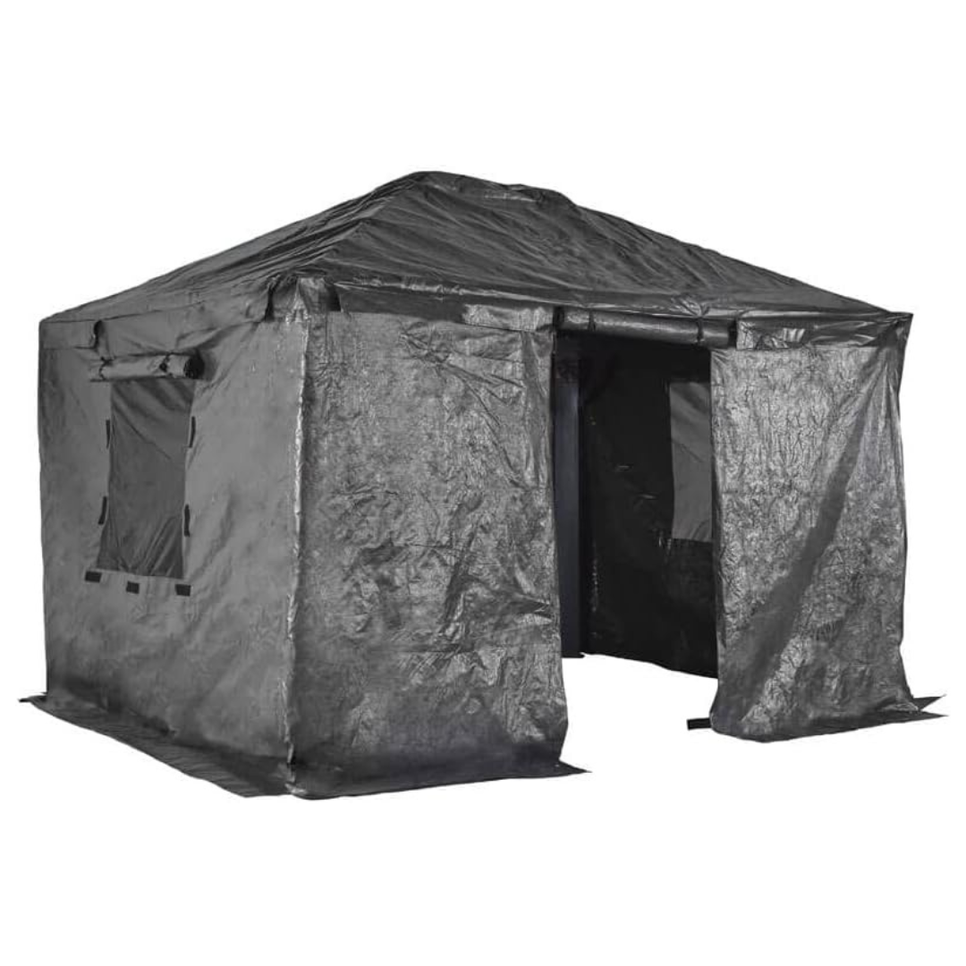 Sojag 10 x 10 x 10 ft Grey Winter Cover For Gazebos