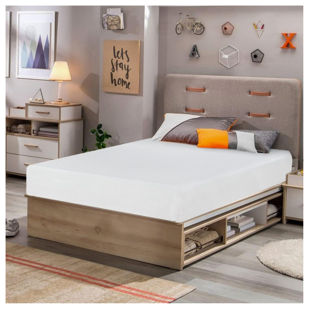 FDW 8" Twin Size Gel Memory Foam Mattress