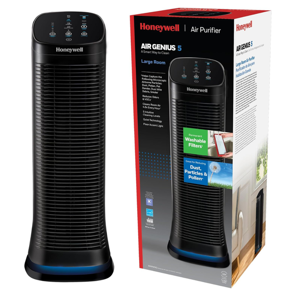 Honeywell Air Genius 5 Air Purifier For Up To 1200 Ft
