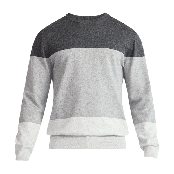 George Men's And Big Men's Colorblock Crewneck Sweater