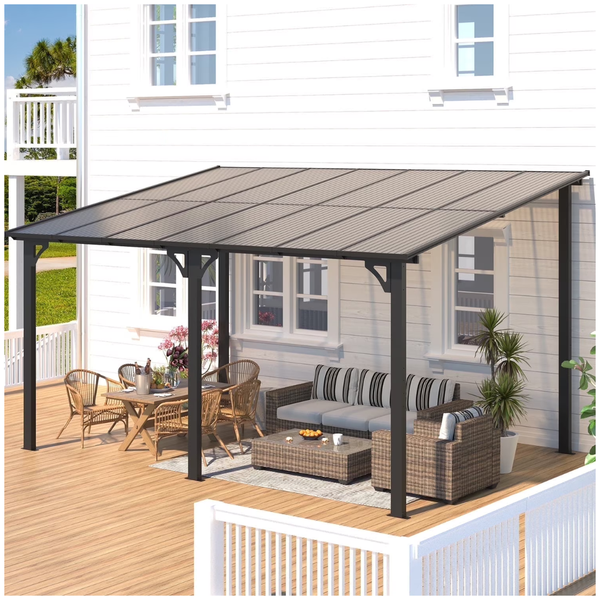 10ft x 14ft Aecojoy Patio Hardtop Aluminum Gazebo