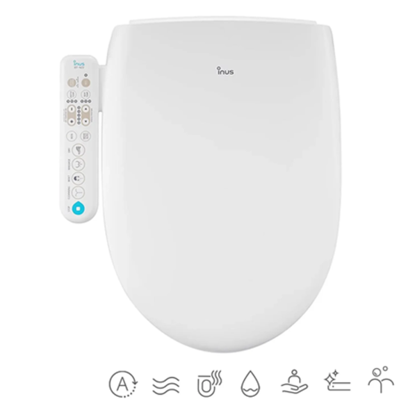 Inus N31 Electric Heated Bidet Toilet Seat Elongated