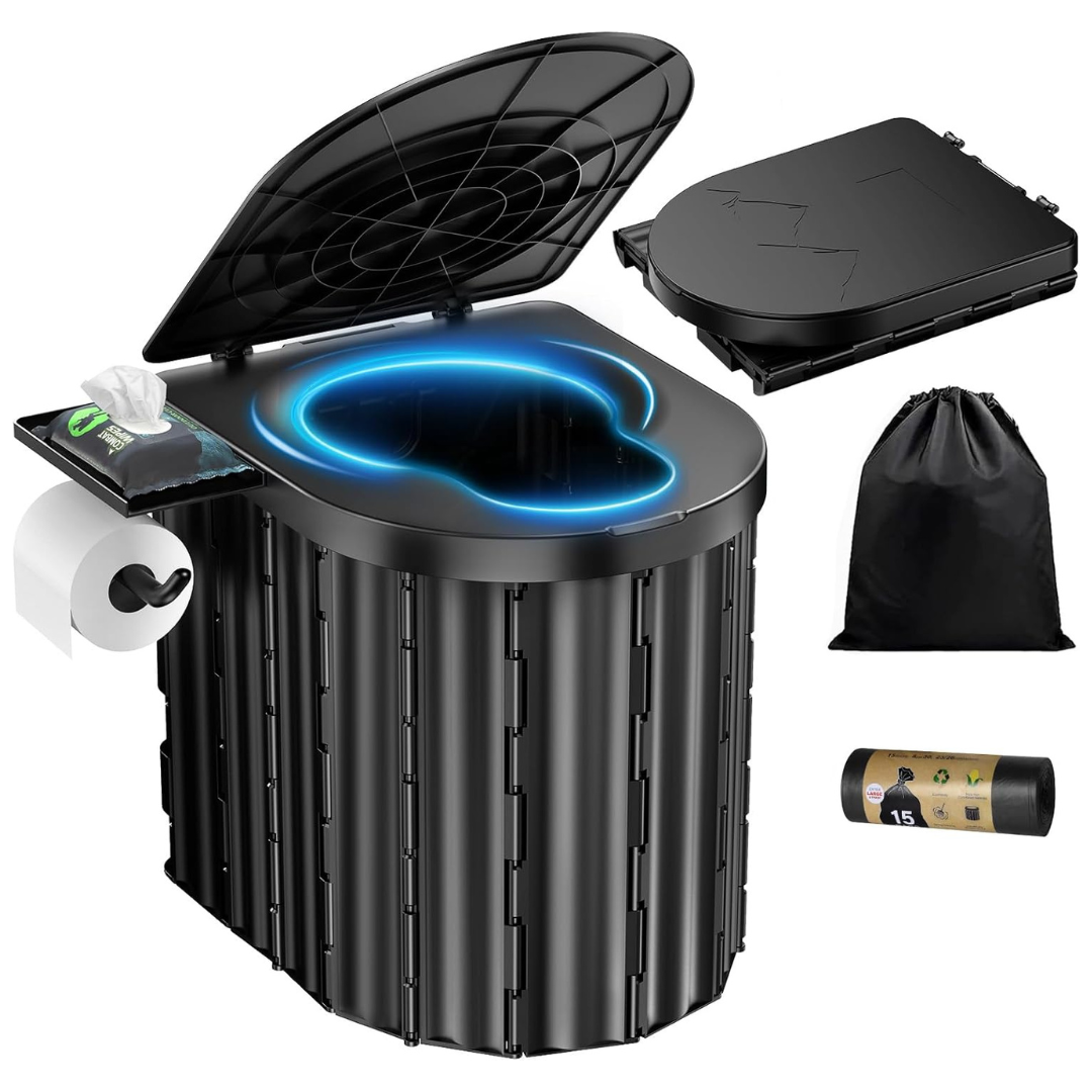 Eioehtl Upgraded 15'' Toilet With Removable Paper Holder