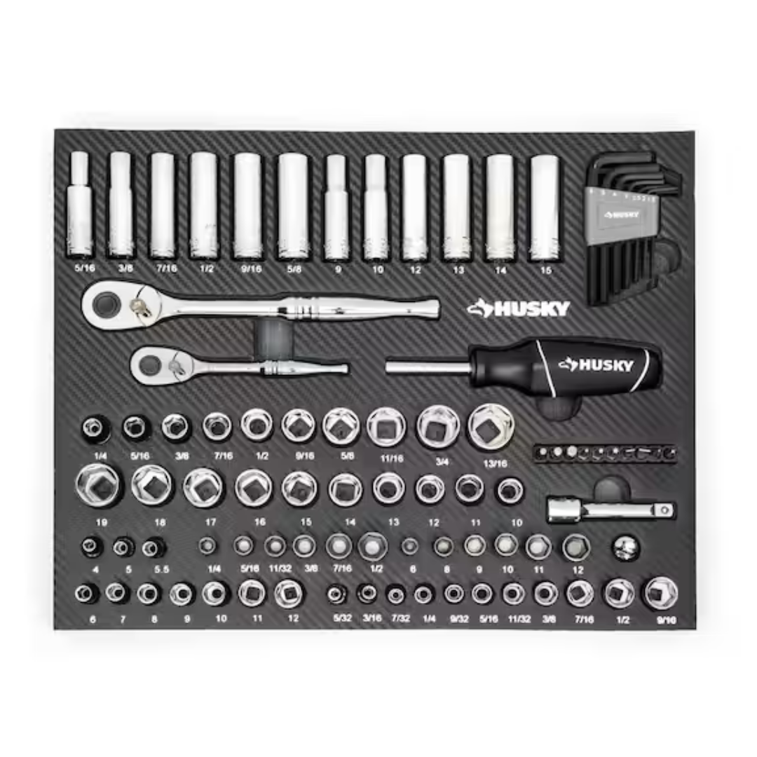 94-Piece Husky Mechanics Tool Set In EVA Foam