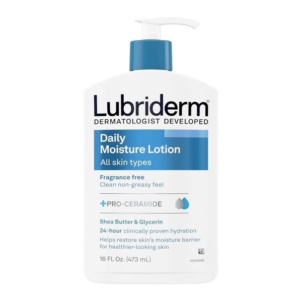 16-Oz Lubriderm Fragrance Free Daily Moisture Lotion + Pro-Ceramide