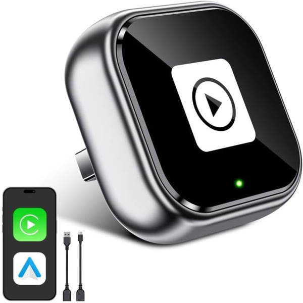 Wireless CarPlay & Auto Adapter With Mini USB