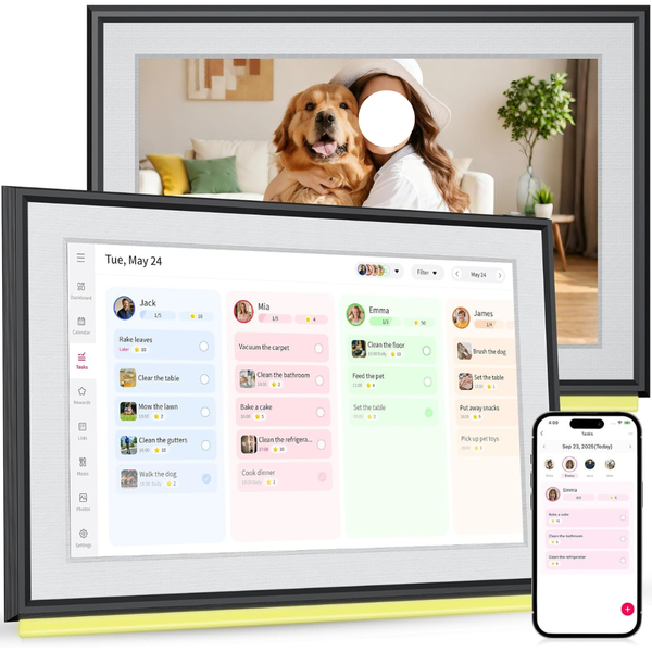 Bigasuo 10.1" Touch Display Smart Digital Calendar & Planner