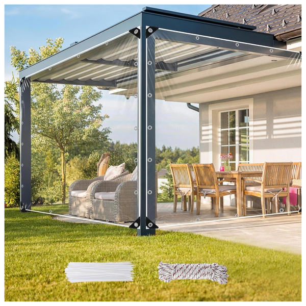 Heavy Duty Windproof Waterproof Clear Tarps